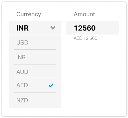 Reimbursement in Multiple Currencies 