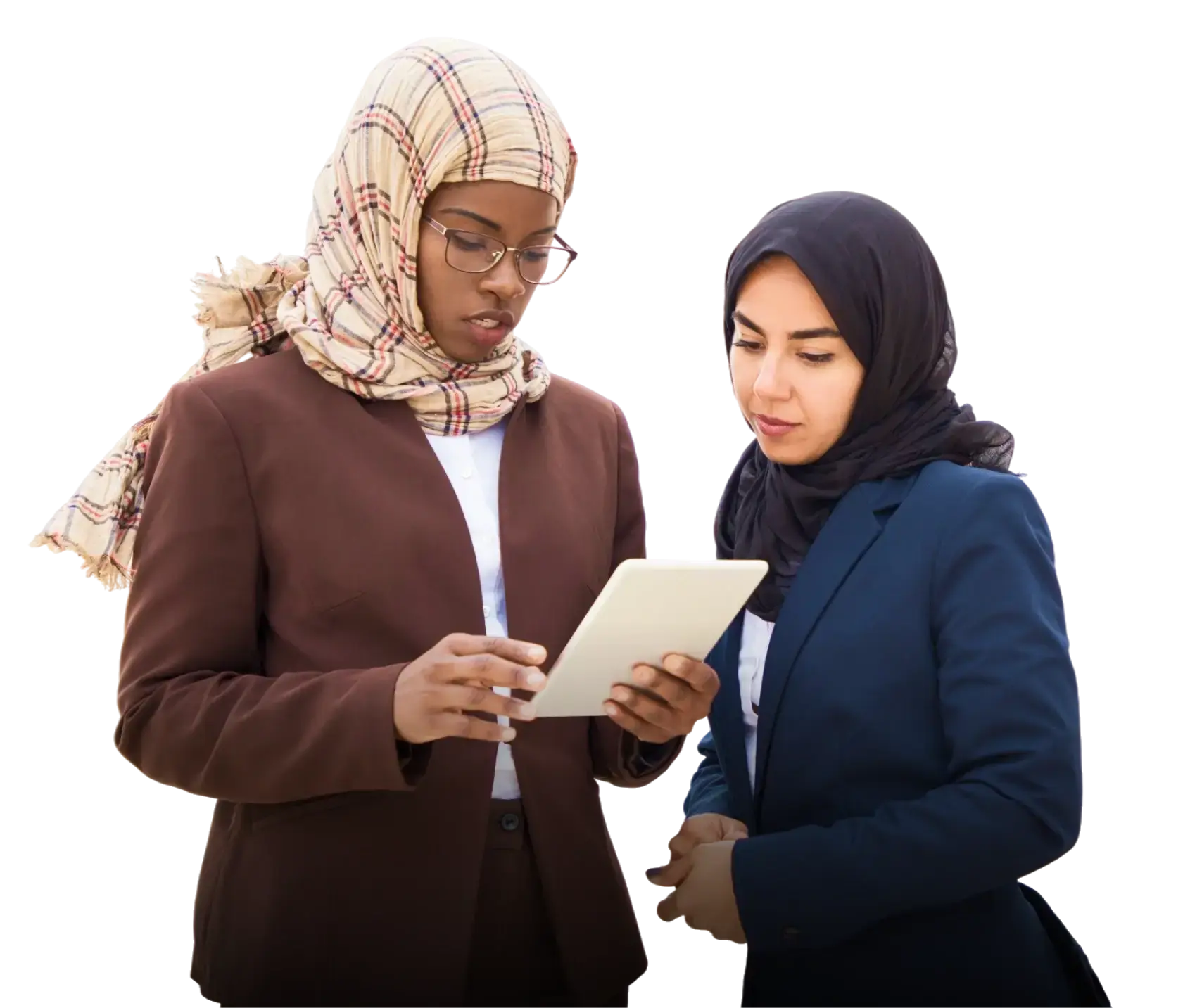 serious-muslim-business-woman-explaining-project-detail